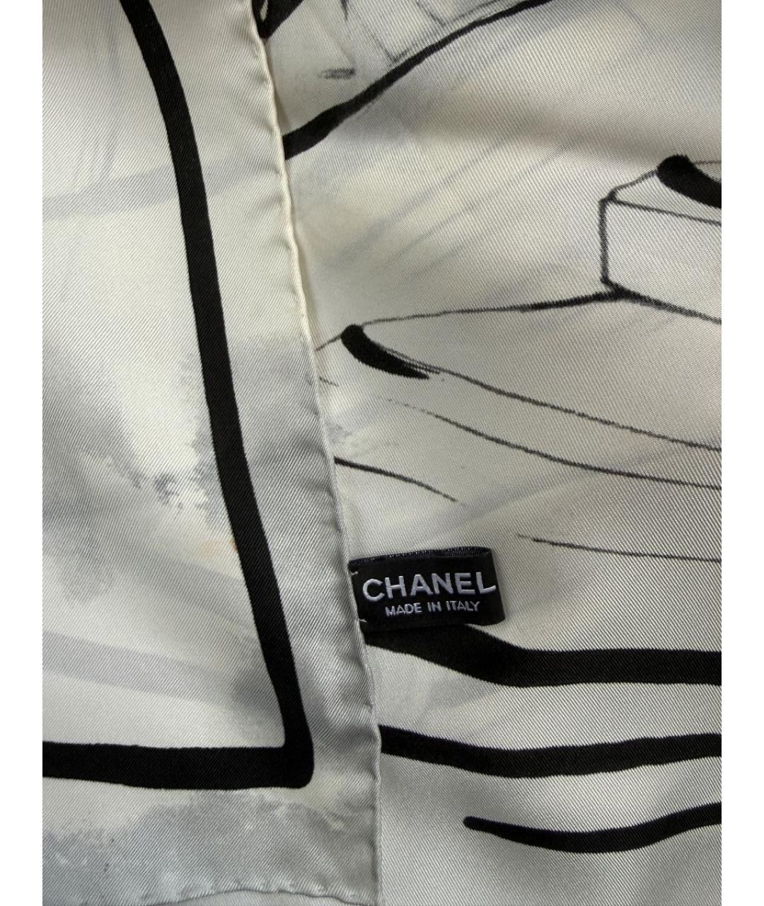 CHANEL Шелковый платок, фото 4