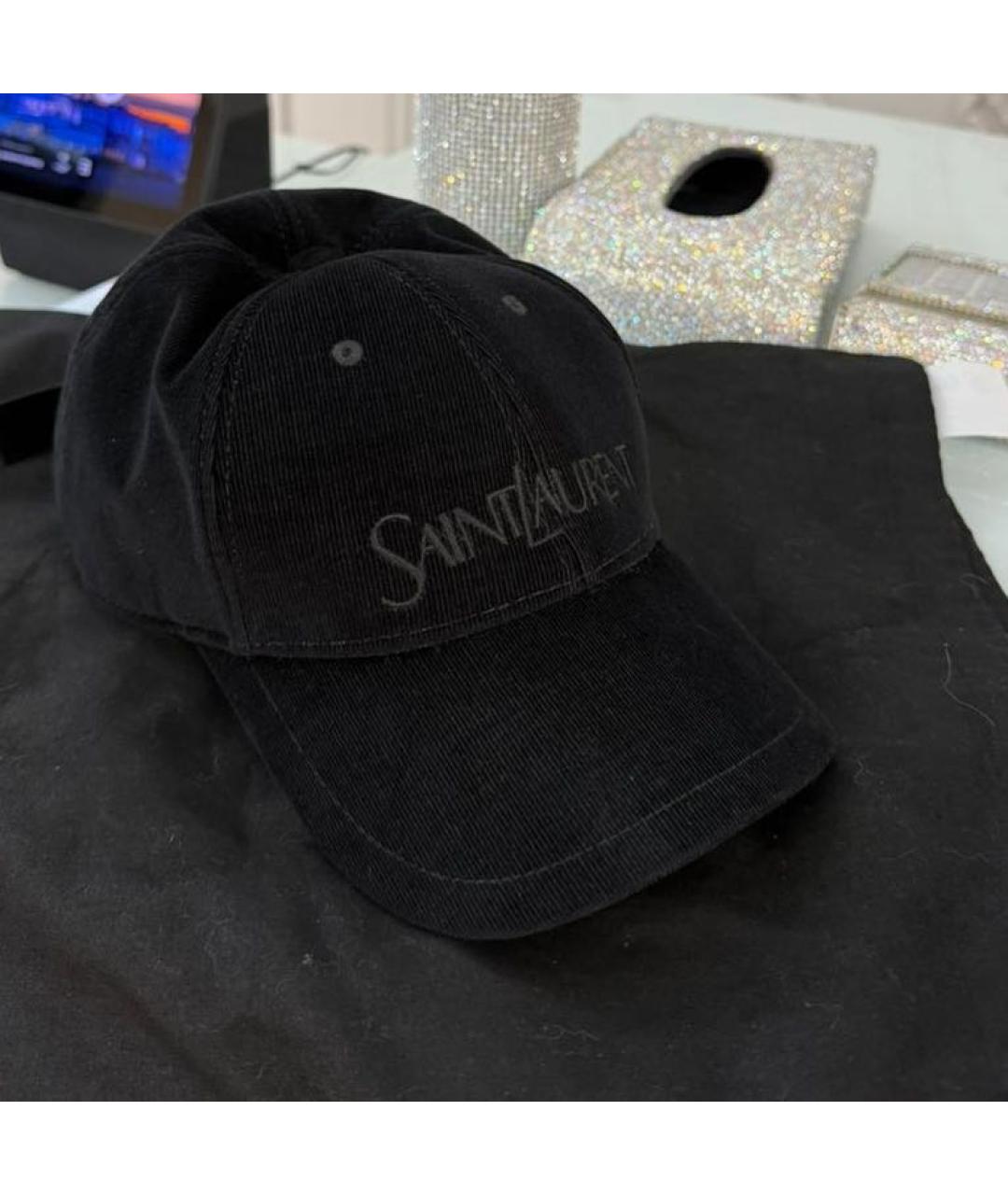 SAINT LAURENT Черный ободок, фото 2