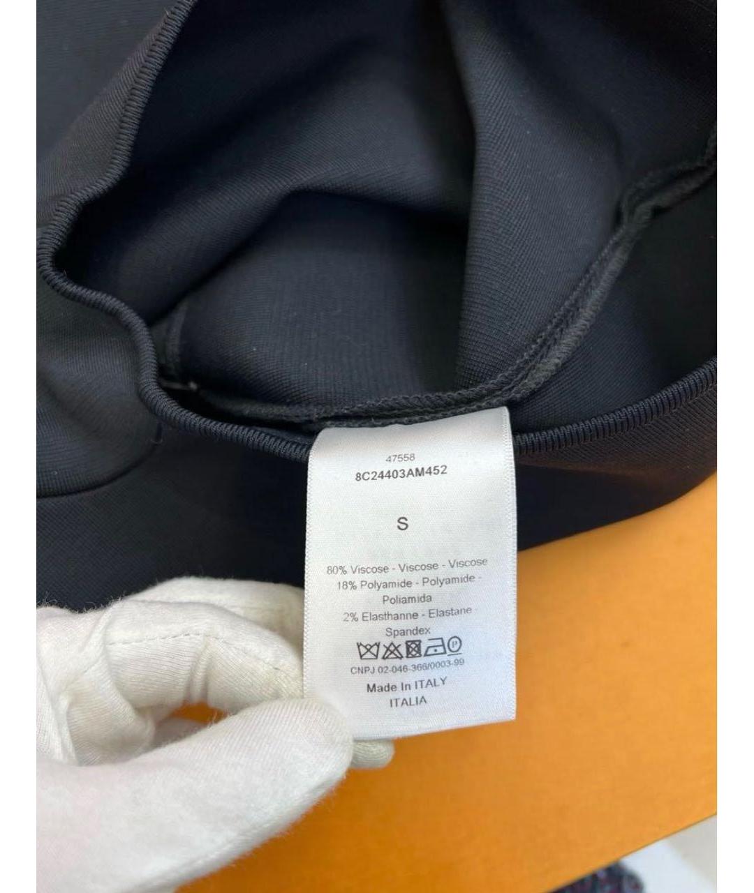 CHRISTIAN DIOR Черный вискозный костюм с брюками, фото 5