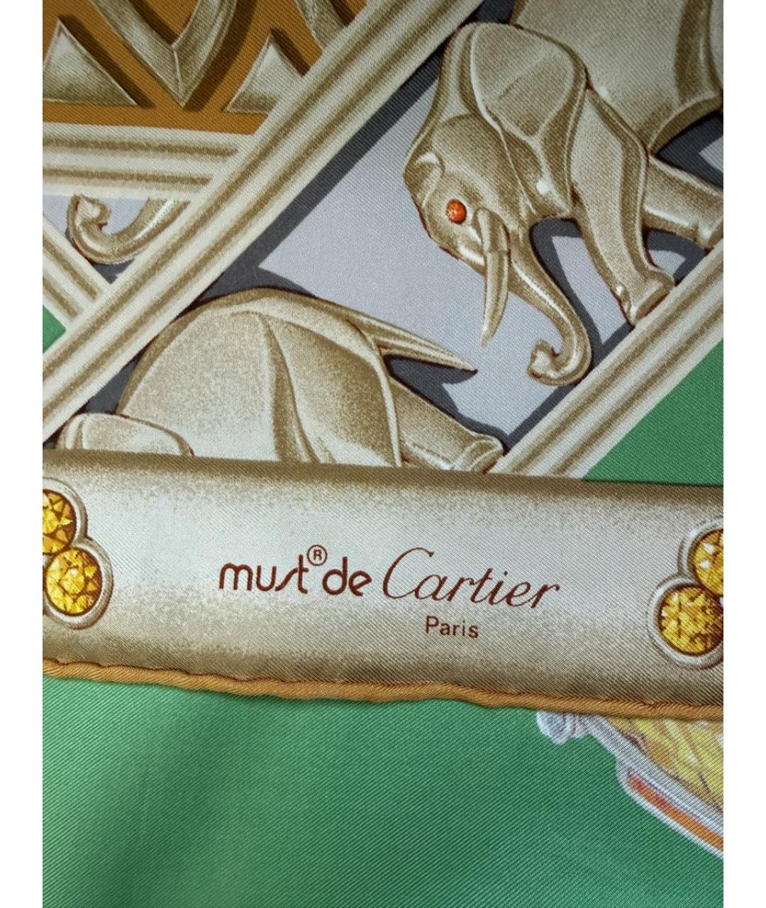 CARTIER Шелковый шарф, фото 4