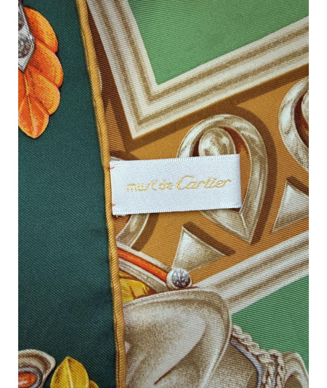 CARTIER Шелковый шарф, фото 5