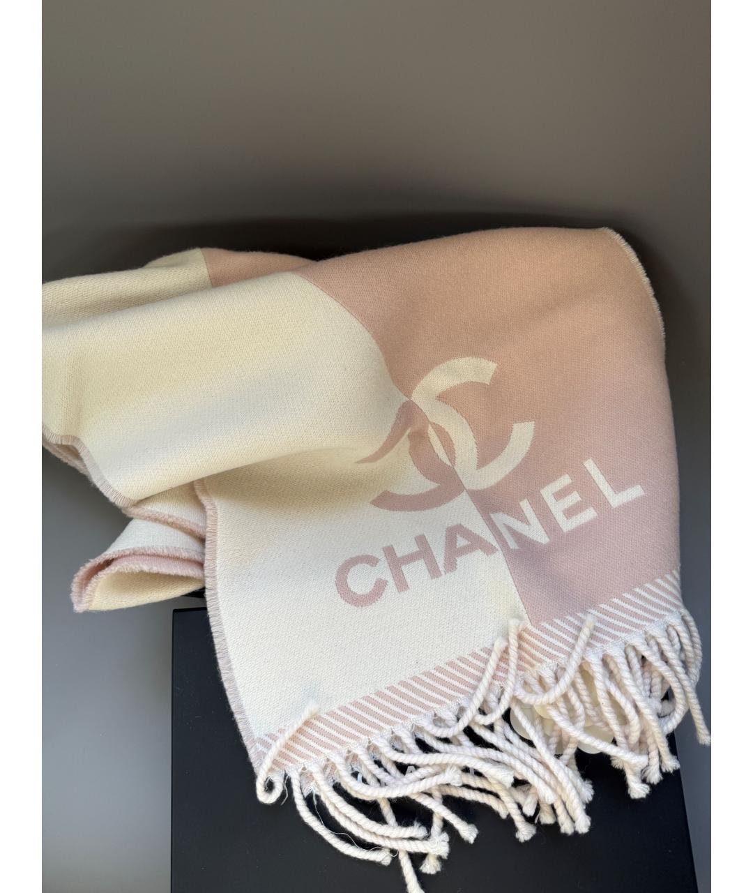 CHANEL Шерстяной шарф, фото 6