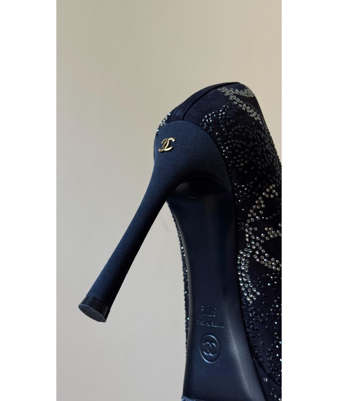 CHANEL Черные туфли, фото 6