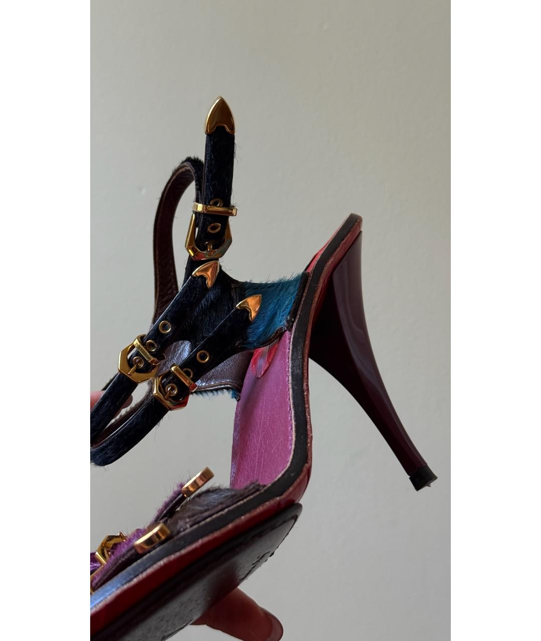LOUIS VUITTON Мульти туфли, фото 6