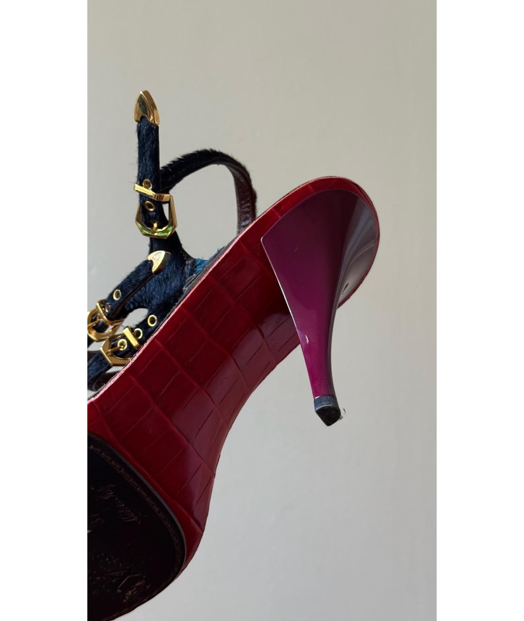 LOUIS VUITTON Мульти туфли, фото 8