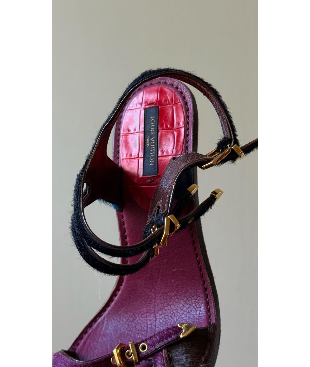 LOUIS VUITTON Мульти туфли, фото 7