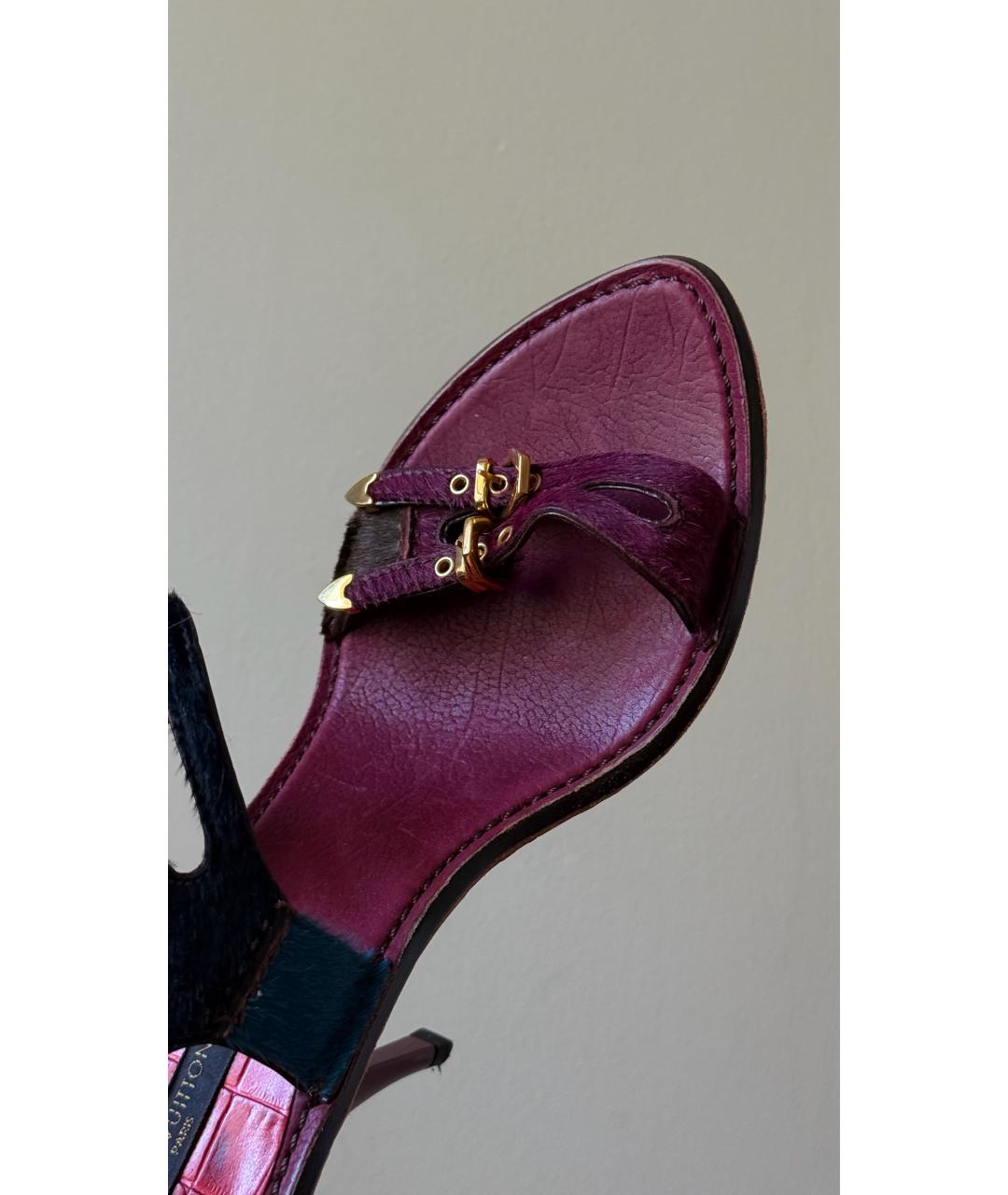 LOUIS VUITTON Мульти туфли, фото 5
