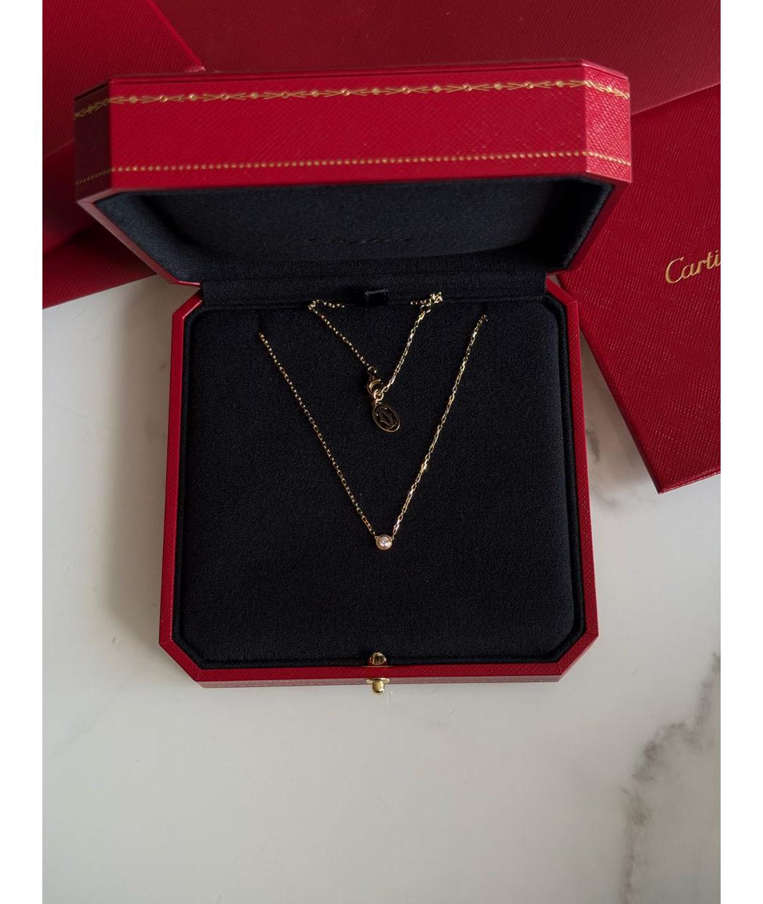 CARTIER Золотая подвеска из желтого золота, фото 1