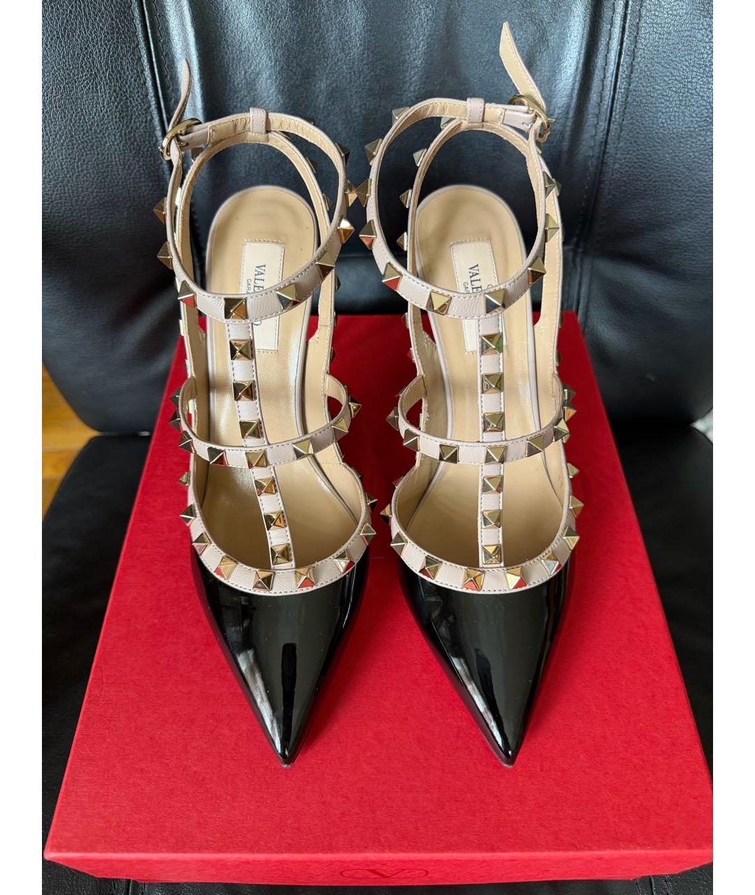 VALENTINO Черные туфли из лакированной кожи, фото 2