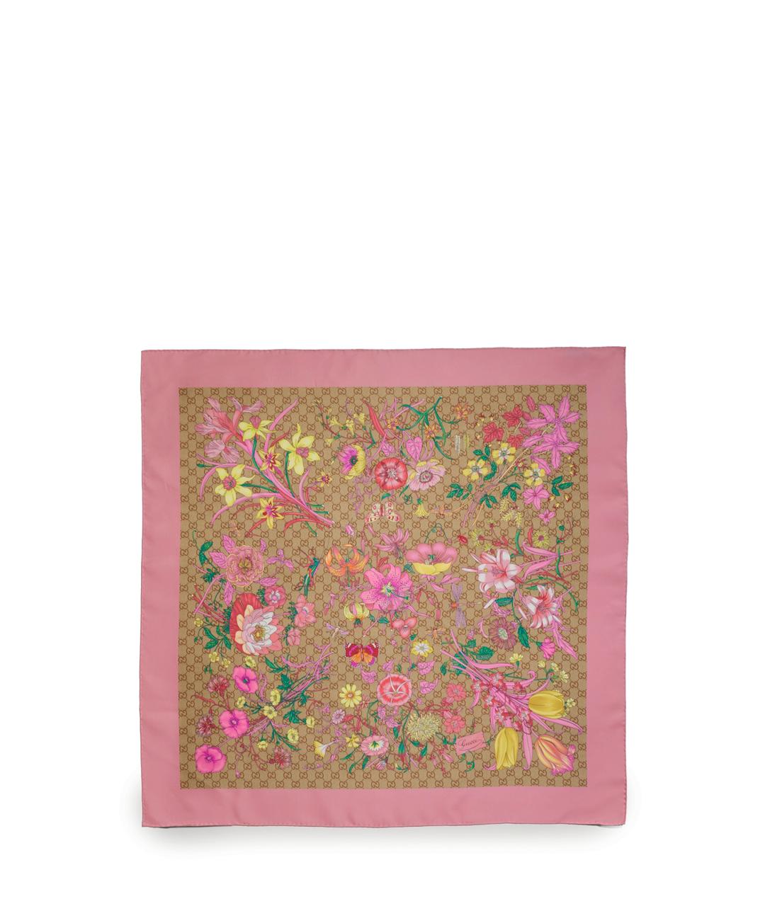 GUCCI Мульти шелковый шарф, фото 1