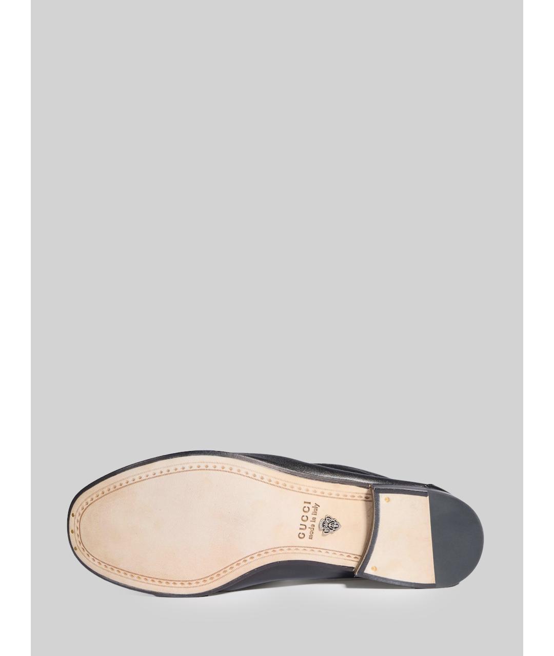 GUCCI Черные кожаные лоферы, фото 3