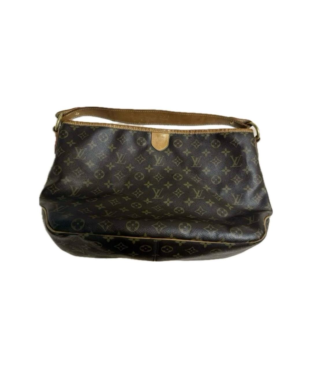 LOUIS VUITTON Коричневая кожаная сумка тоут, фото 2