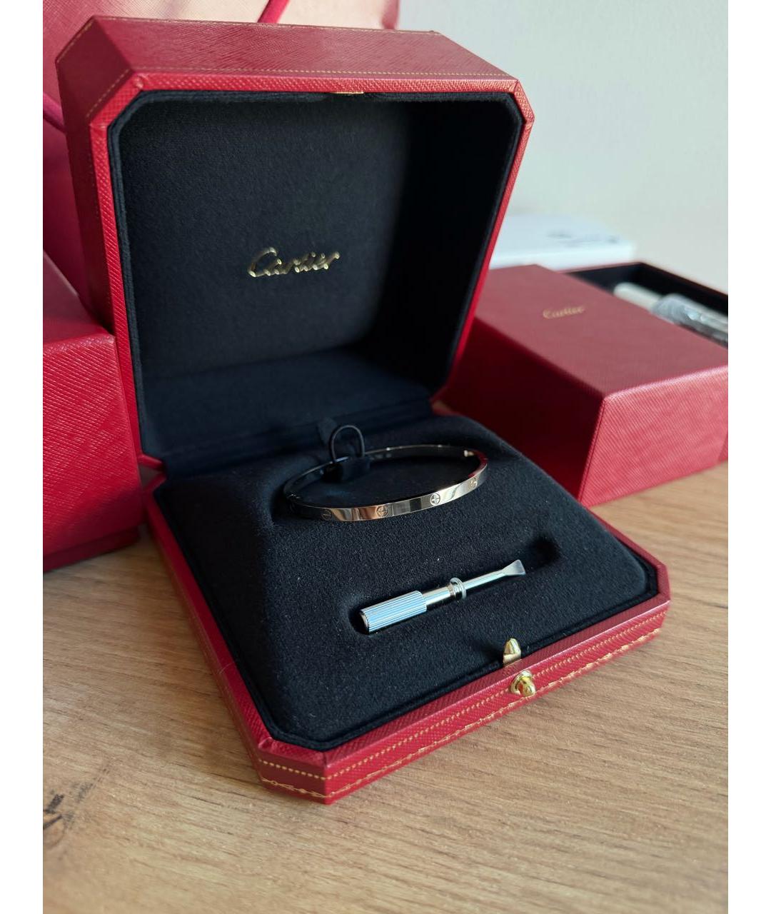 CARTIER Браслет из белого золота, фото 4