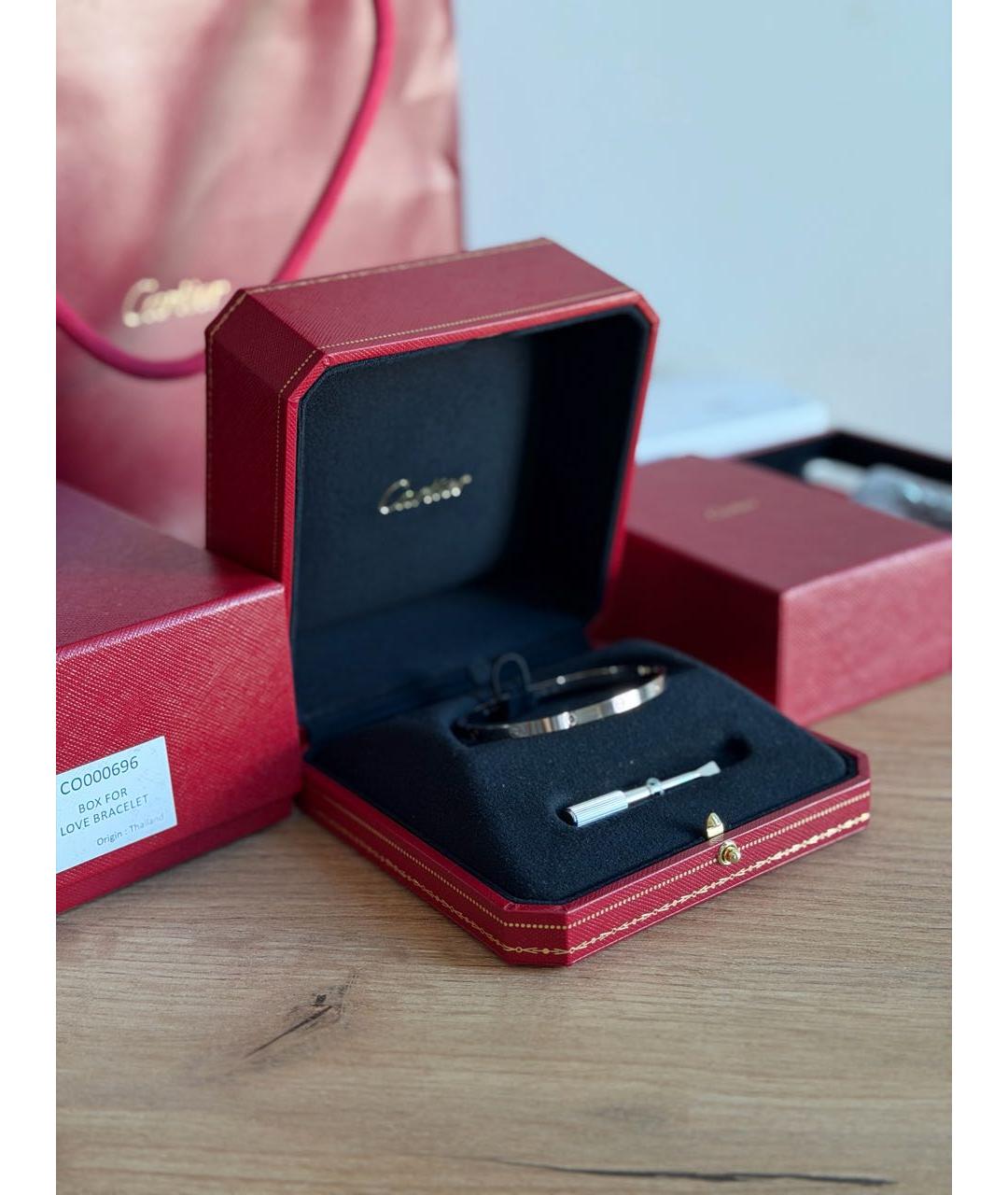 CARTIER Браслет из белого золота, фото 3