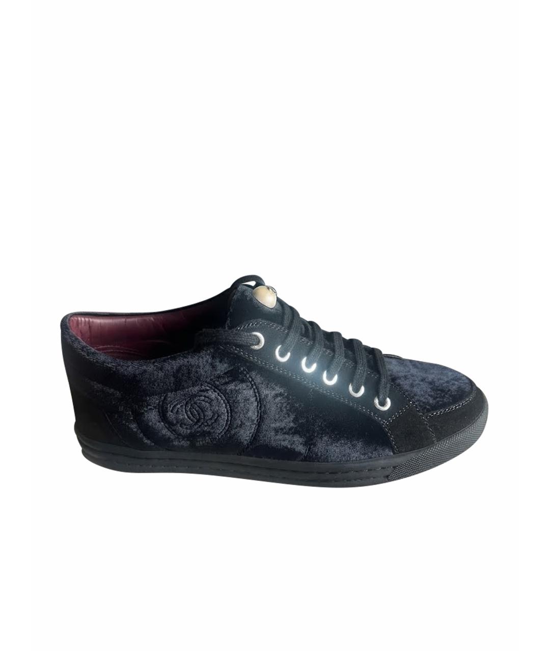 GUCCI Черные кожаные низкие кроссовки / кеды, фото 10