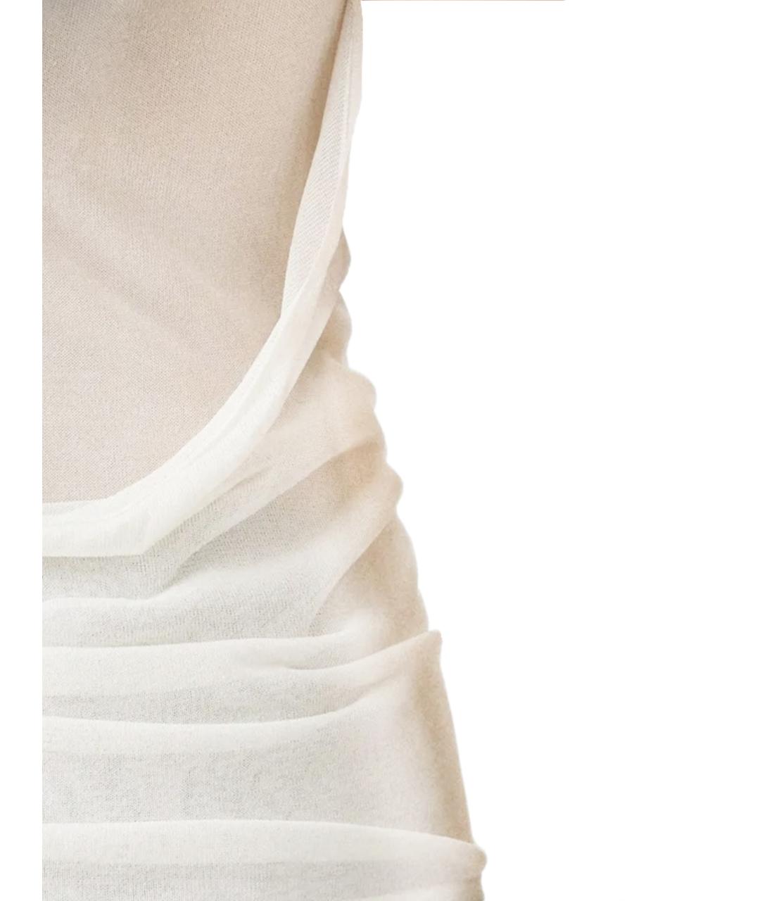 JACQUEMUS Белая вискозная майка, фото 3