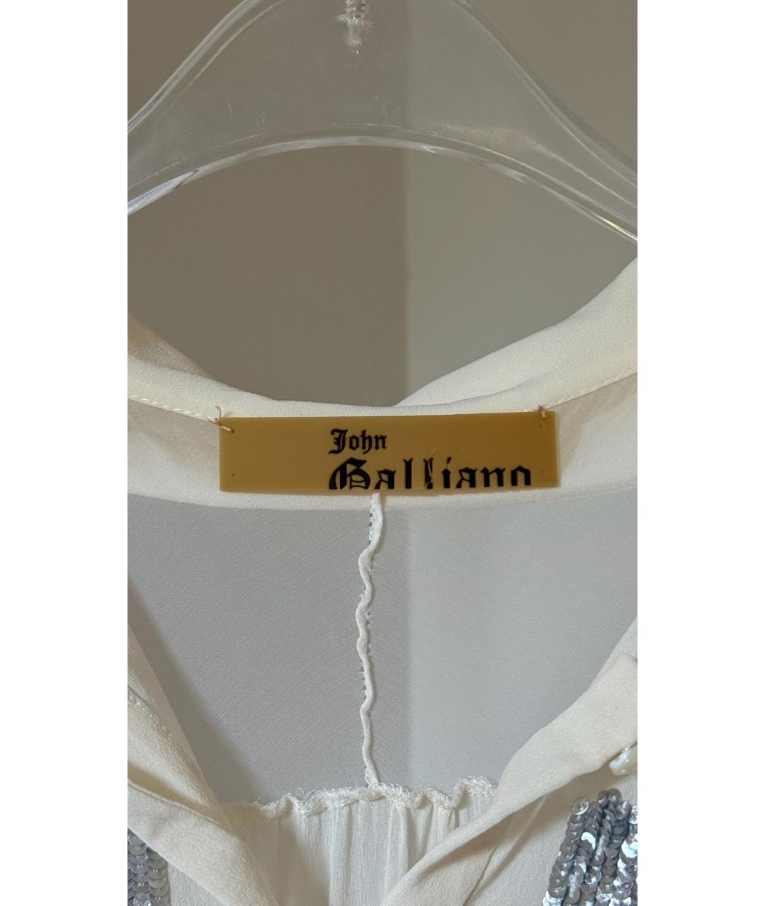 JOHN GALLIANO Белая рубашка, фото 7
