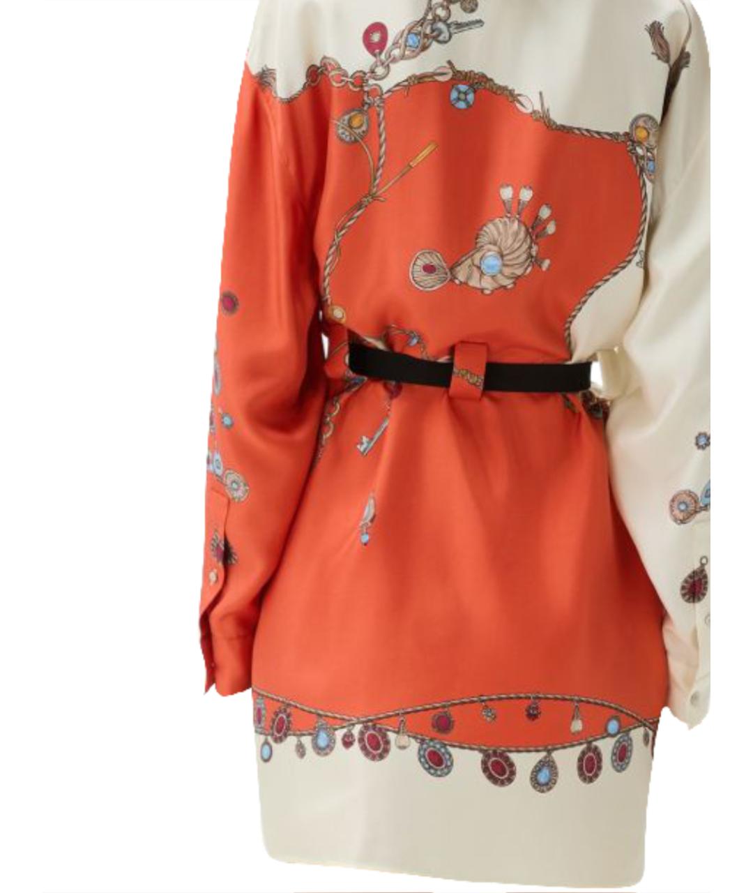 VERSACE Мульти повседневное платье, фото 3