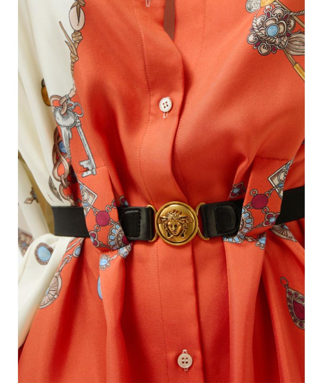VERSACE Мульти повседневное платье, фото 2