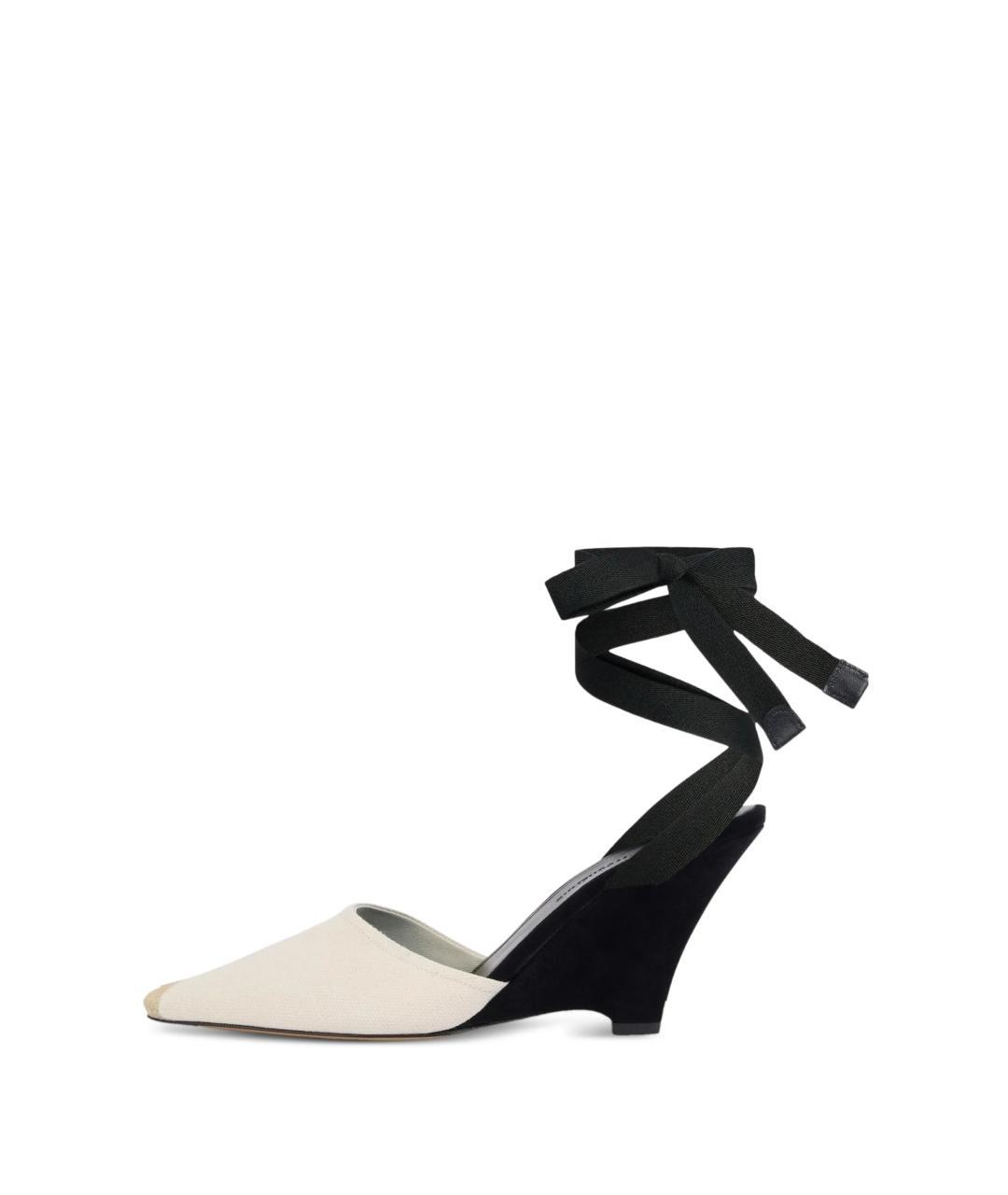 JACQUEMUS Бежевые кожаные босоножки, фото 5