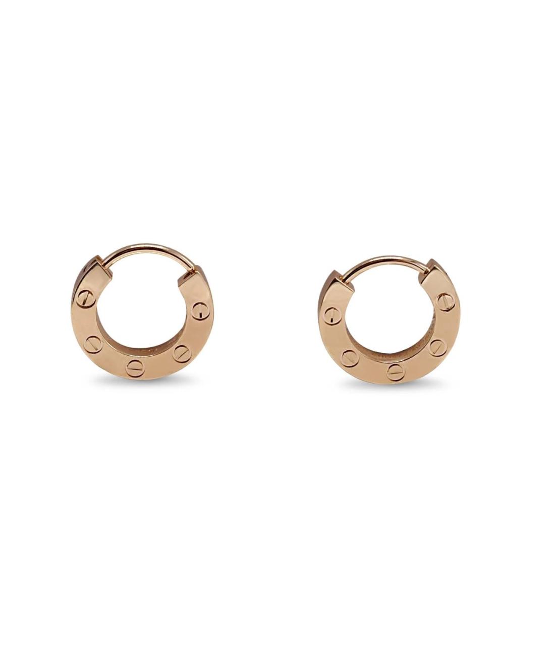 CARTIER Золотые серьги из розового золота, фото 9