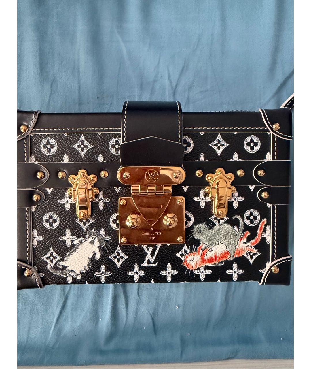 LOUIS VUITTON Черная сумка через плечо, фото 9