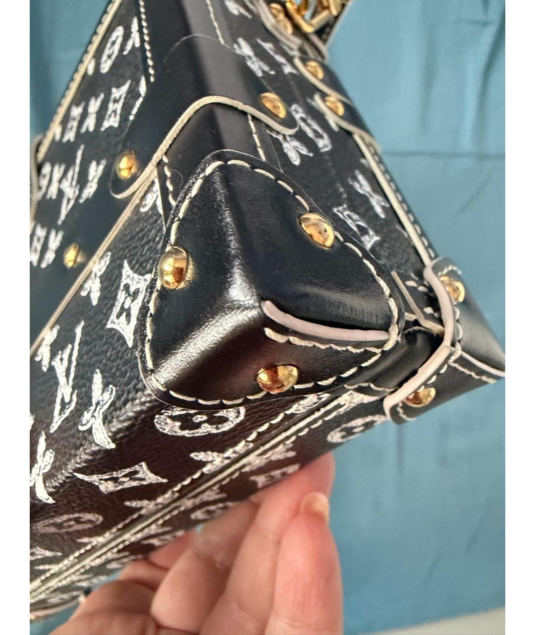 LOUIS VUITTON Черная сумка через плечо, фото 7