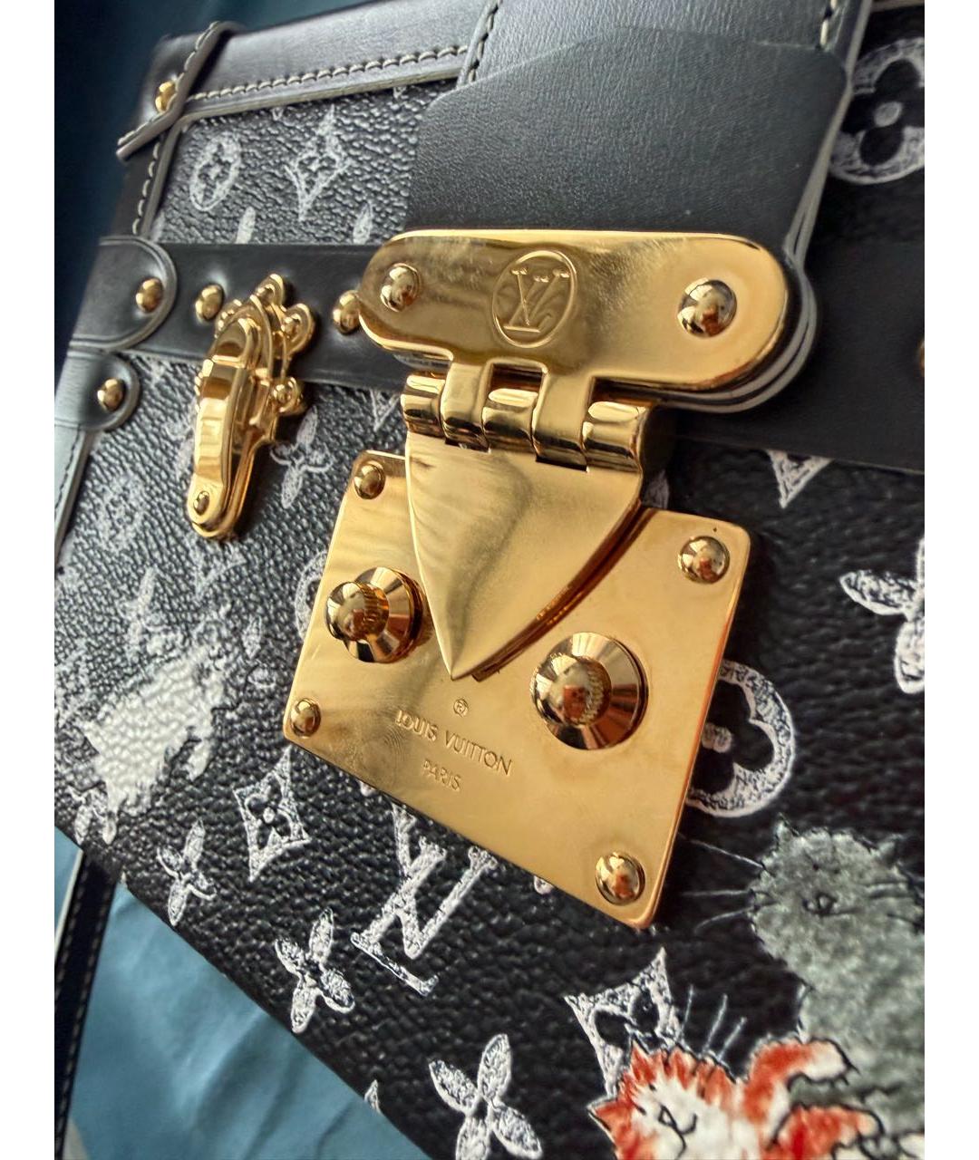 LOUIS VUITTON Черная сумка через плечо, фото 6