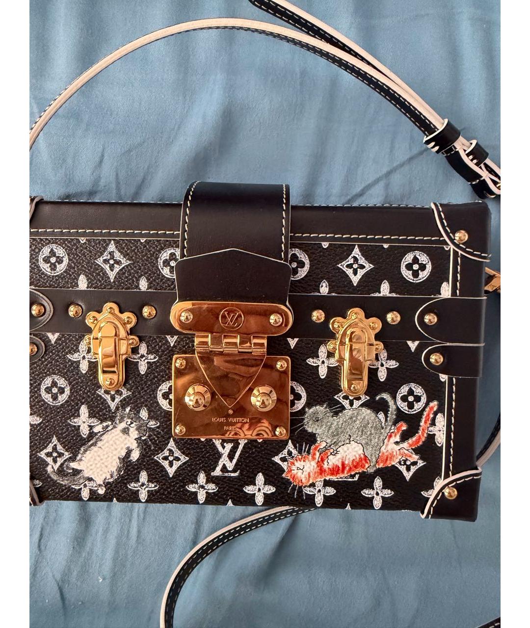 LOUIS VUITTON Черная сумка через плечо, фото 2