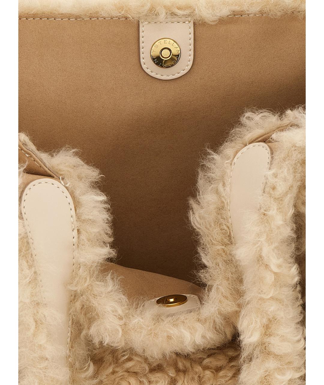 STELLA MCCARTNEY Бежевая сумка тоут, фото 4