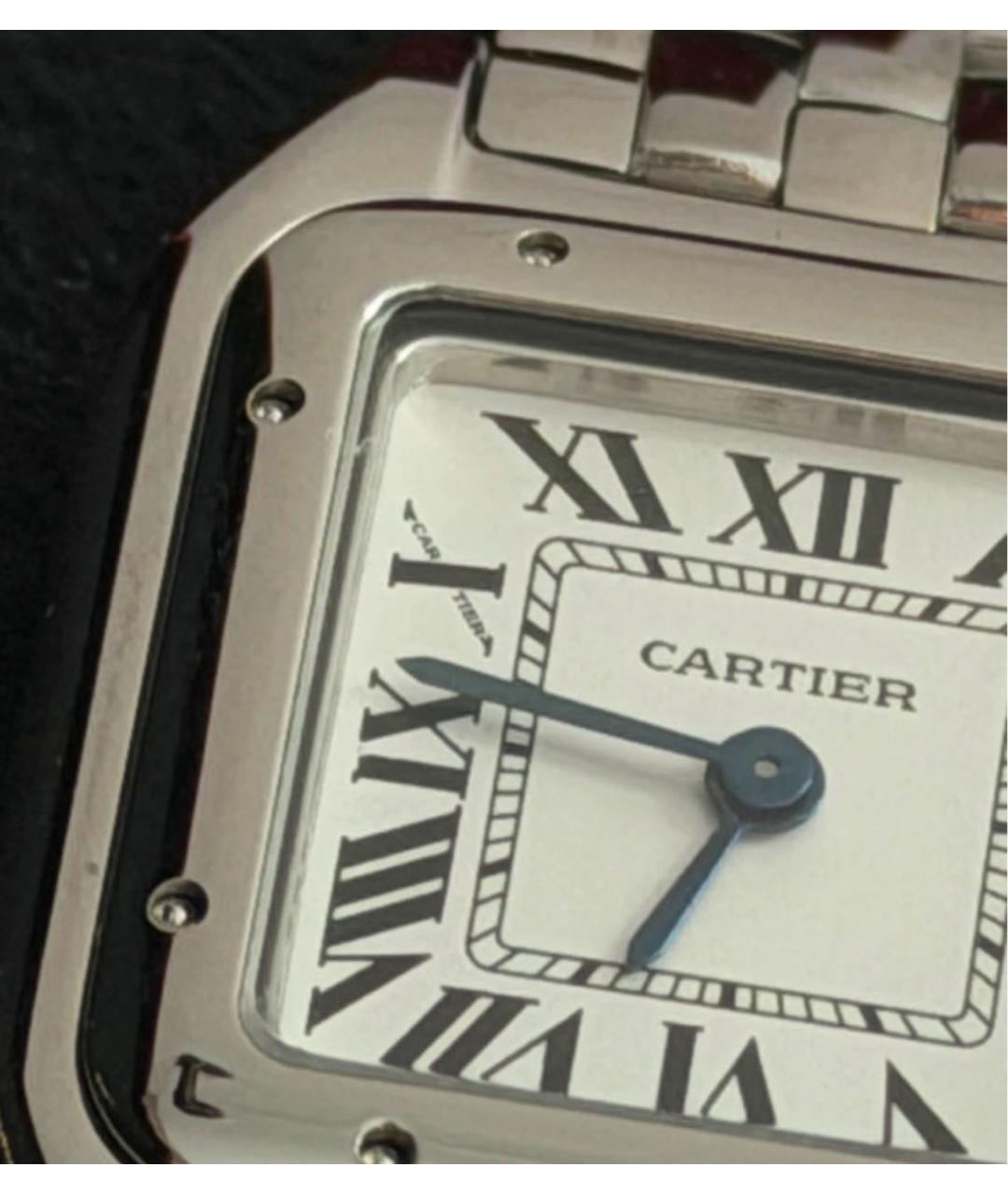 CARTIER Серебряные стальные часы, фото 4
