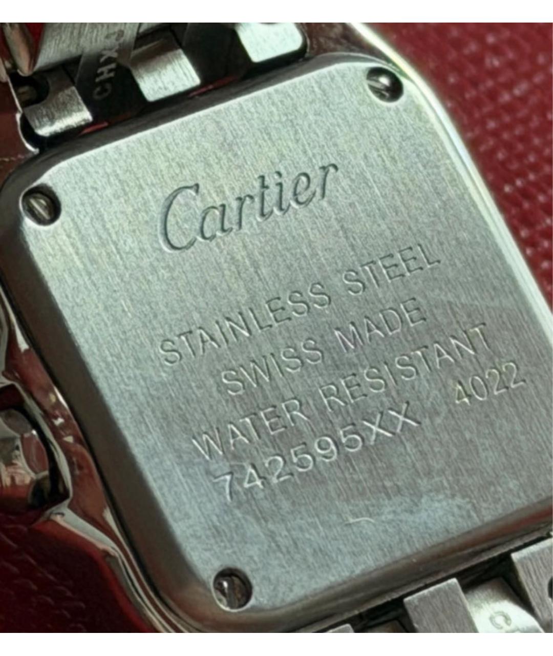 CARTIER Серебряные стальные часы, фото 7