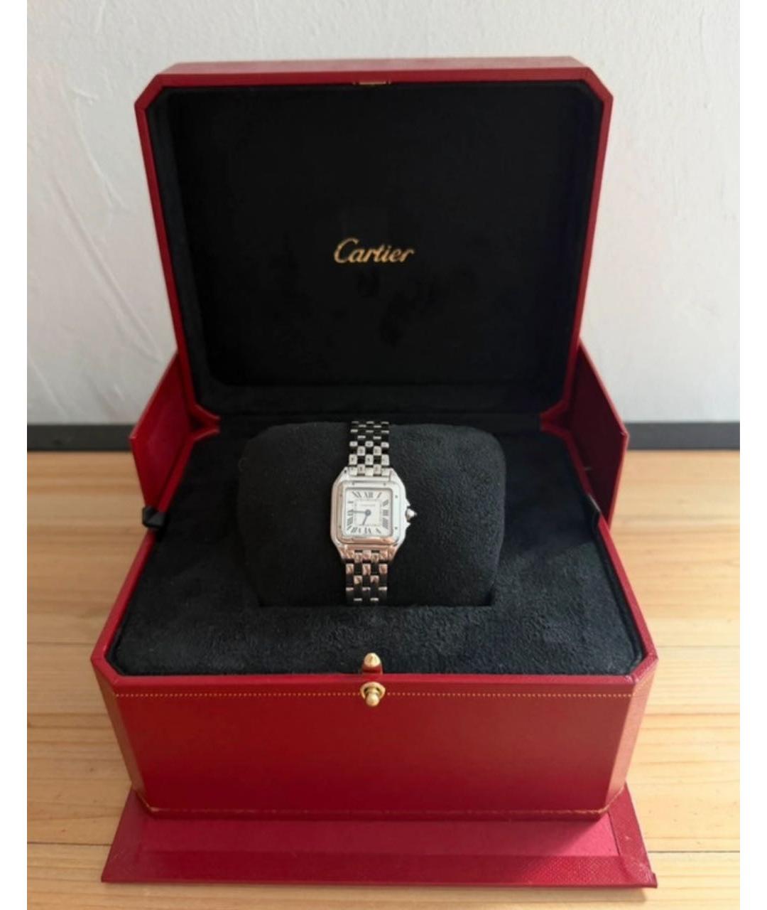CARTIER Серебряные стальные часы, фото 9