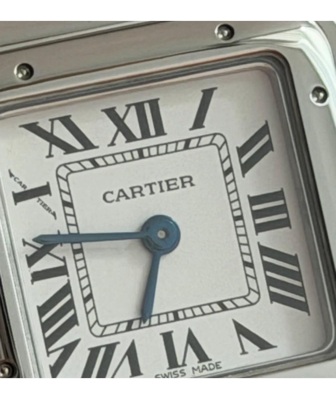 CARTIER Серебряные стальные часы, фото 6