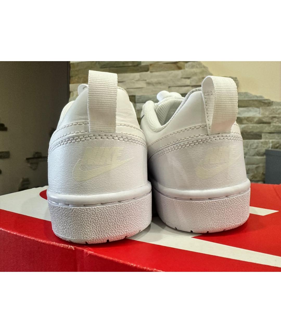 NIKE Белые кожаные кеды, фото 4