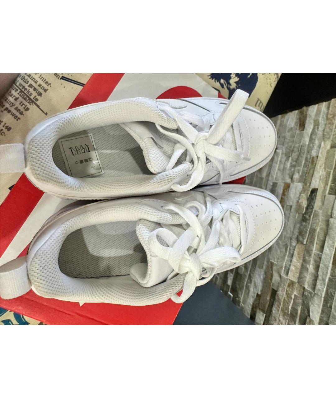 NIKE Белые кожаные кеды, фото 3