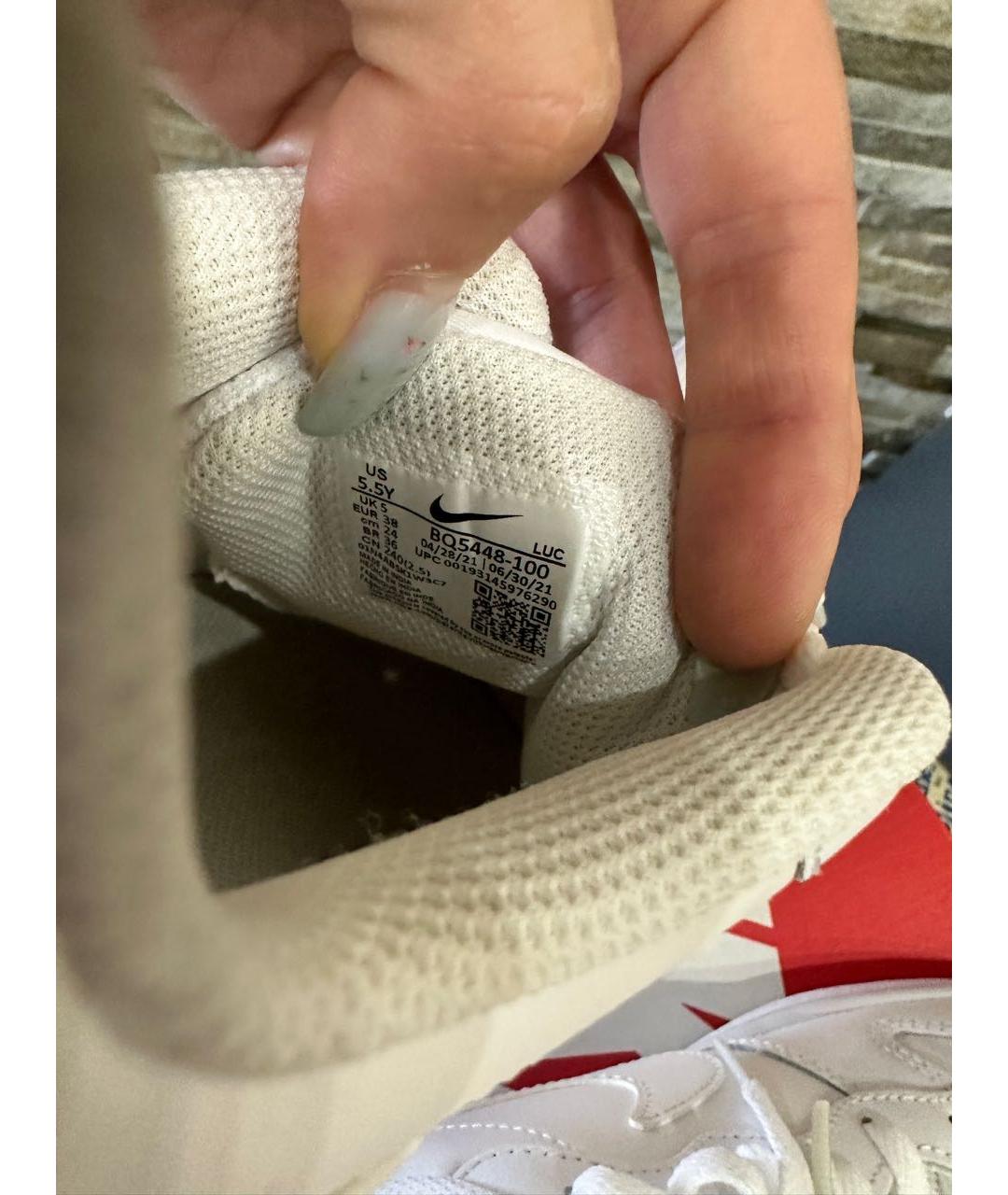 NIKE Белые кожаные кеды, фото 5