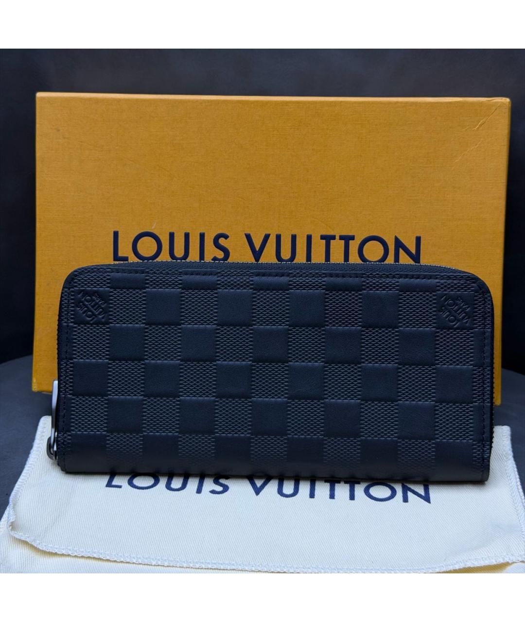 LOUIS VUITTON Черный кошелек, фото 6
