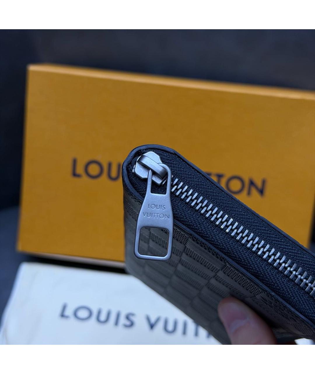 LOUIS VUITTON Черный кошелек, фото 3