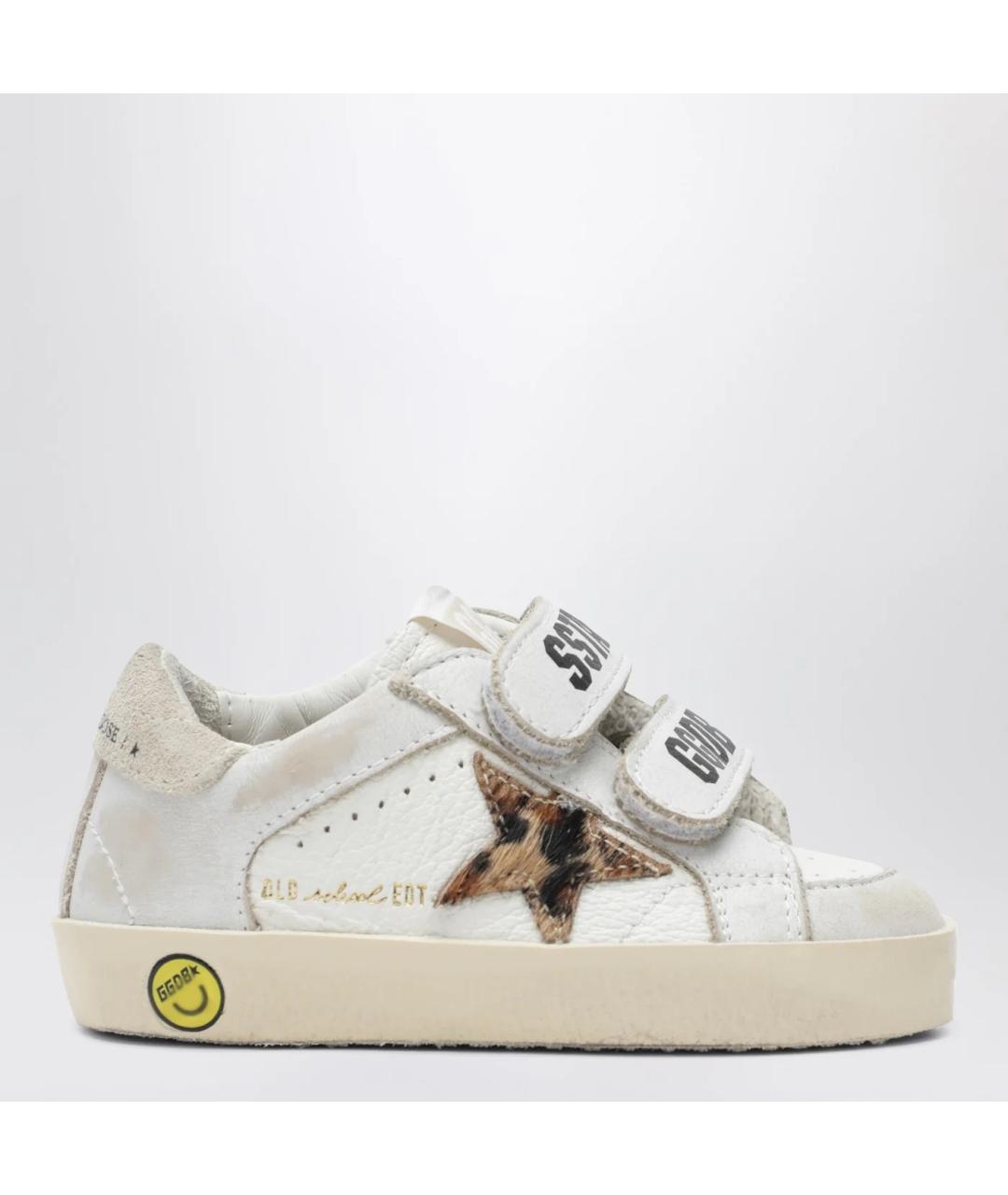 GOLDEN GOOSE Белые кожаные кеды, фото 3