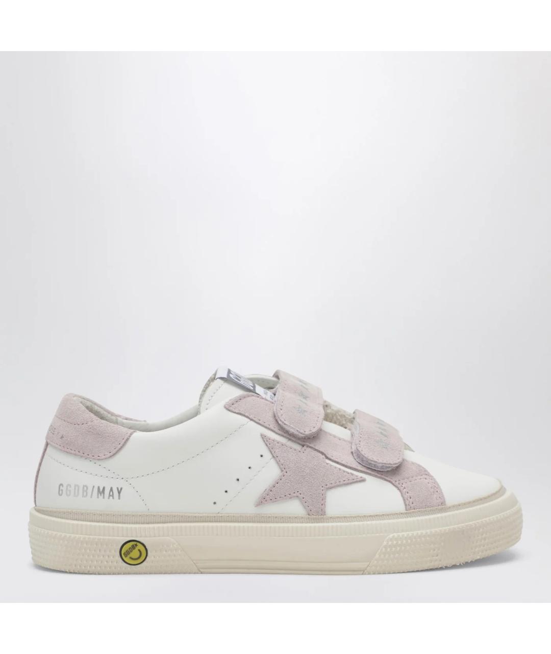 GOLDEN GOOSE Белые кожаные кеды, фото 3