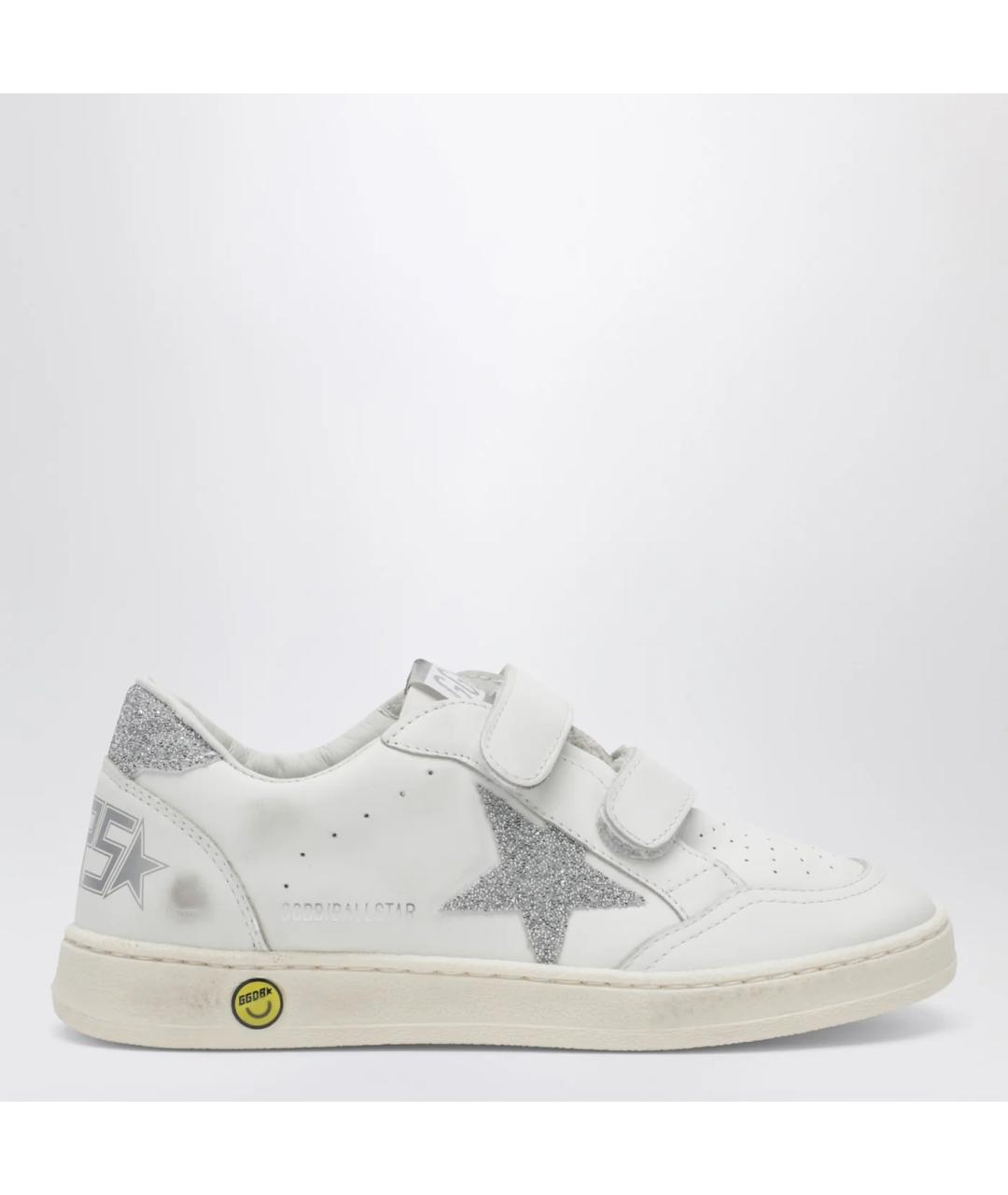 GOLDEN GOOSE Белые кожаные кеды, фото 3