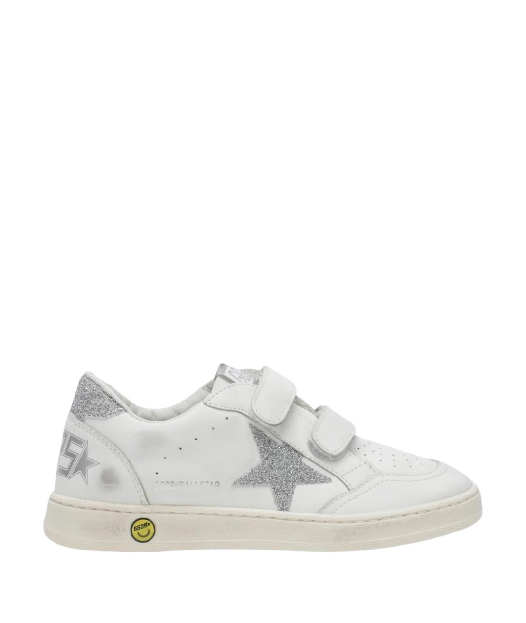 GOLDEN GOOSE Белые кожаные кеды, фото 1