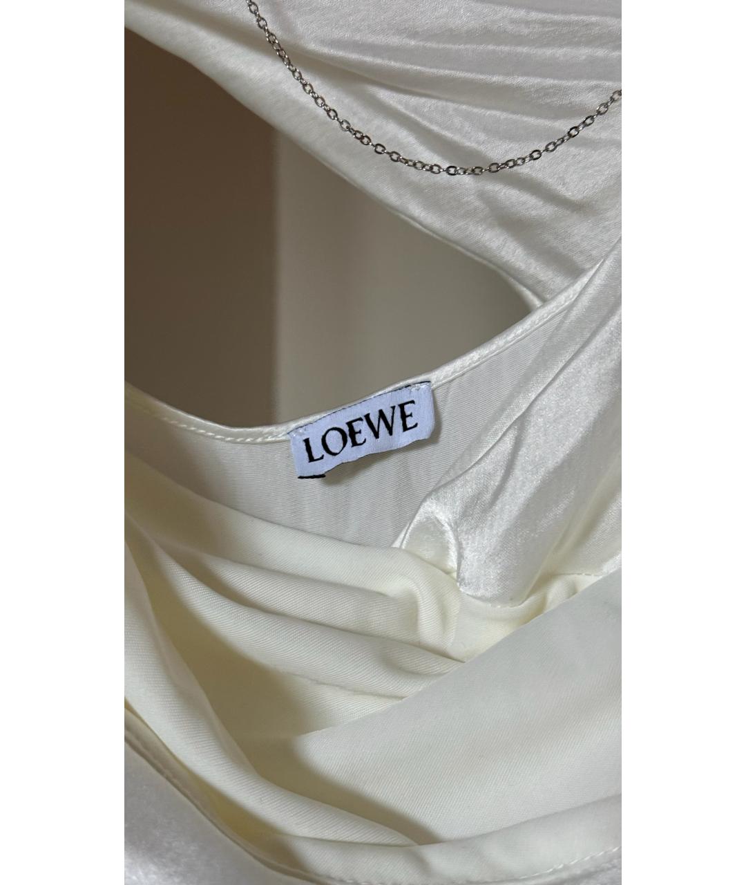 LOEWE Белая майка, фото 9