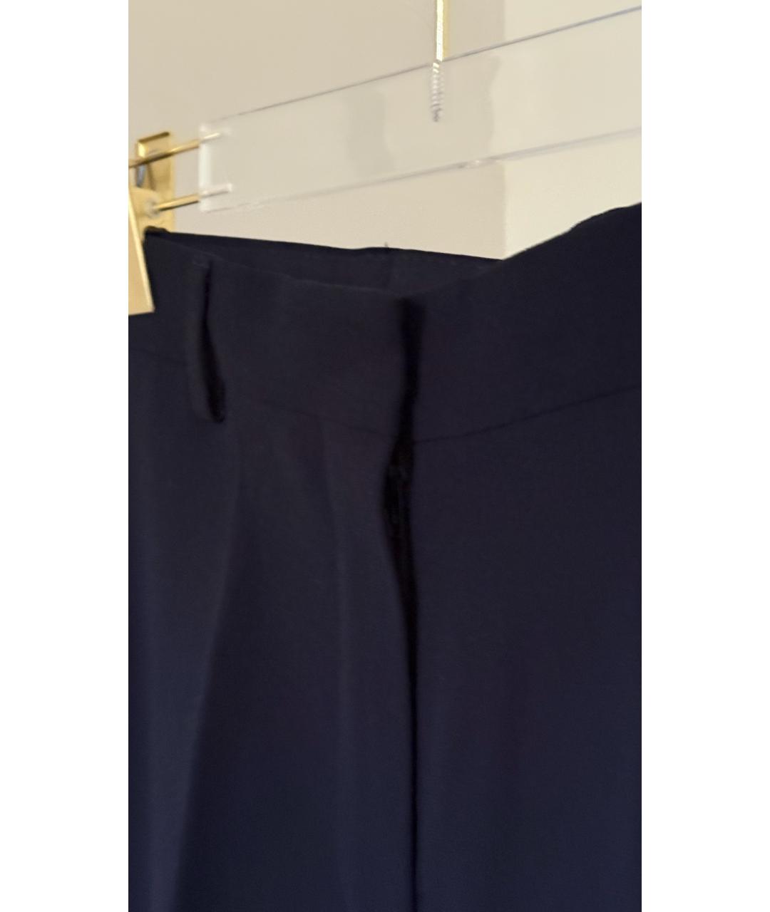 DRIES VAN NOTEN Черные прямые брюки, фото 5
