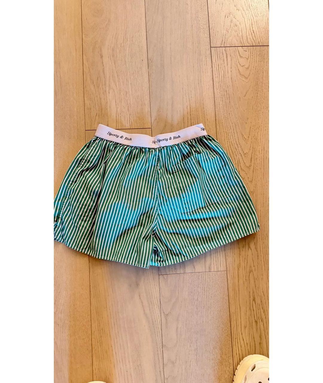 SPORTY AND RICH Зеленый хлопковый спортивные костюмы, фото 3