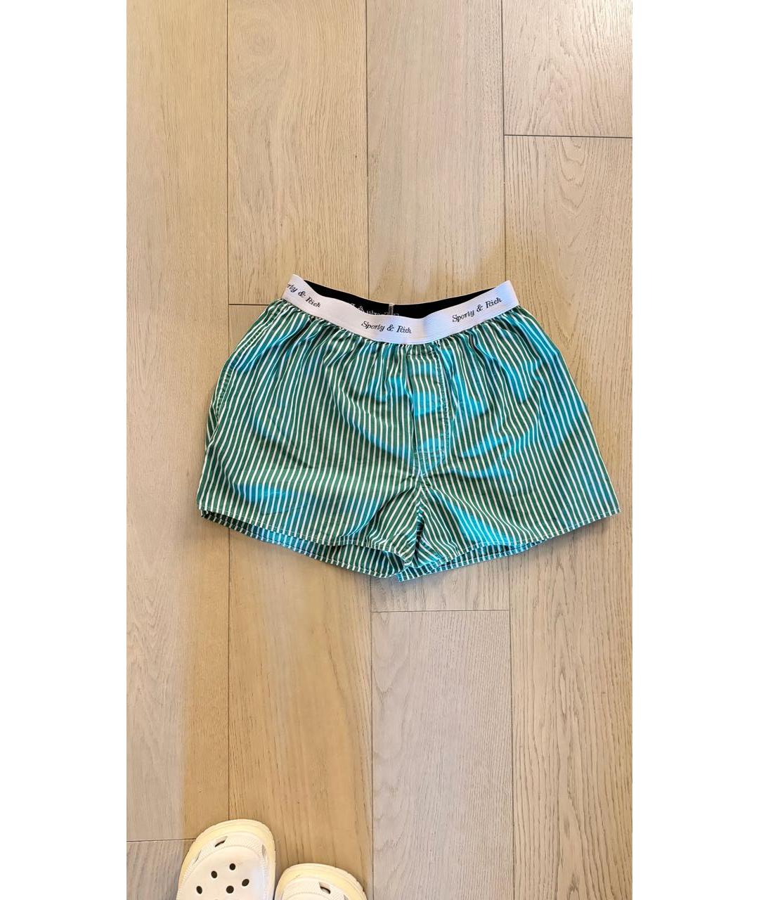 SPORTY AND RICH Зеленый хлопковый спортивные костюмы, фото 2