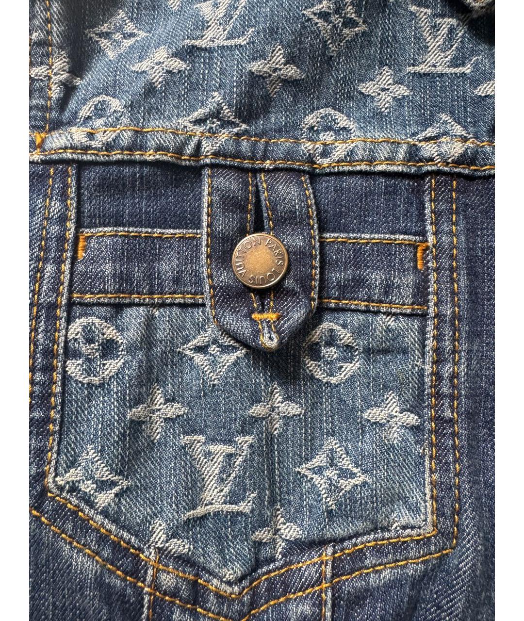LOUIS VUITTON Синяя деним куртка, фото 5