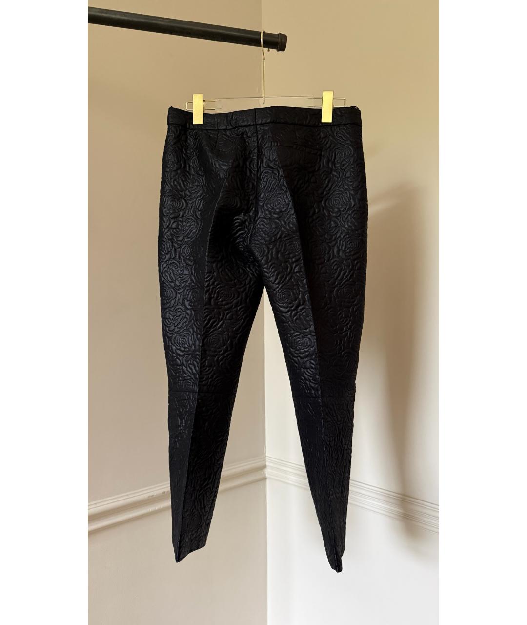 ALEXANDER MCQUEEN Черные прямые брюки, фото 2