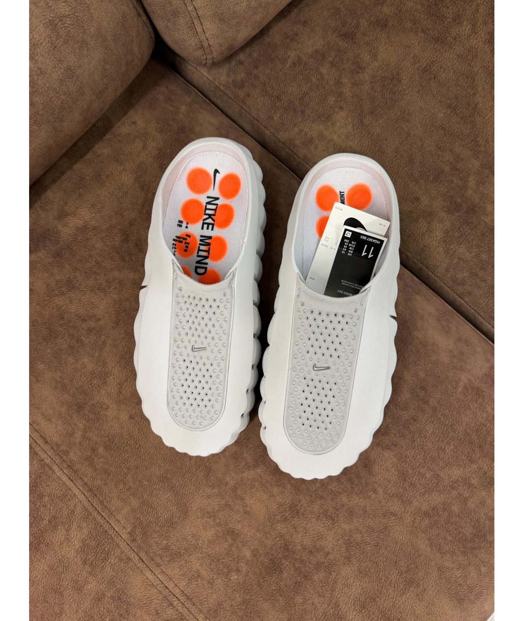NIKE Серые шлепанцы, фото 3